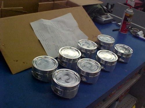 Nos 8 new forged pistons for nascar arca ford w/ 4.020" oversize block turbo 9:1