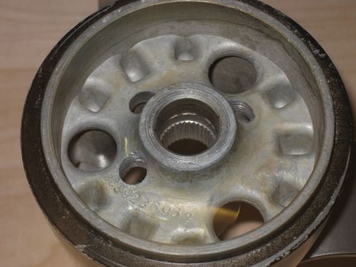 Original  68 corvette steering wheel simulated wood grain and hub