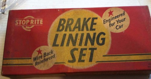 Stop!!!!  stoprite brake lining set -- 1946-49 plymouth