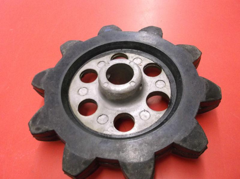 Vintage snowmobile 10 tooth track sprocket 1 inch bore 1/4" pin
