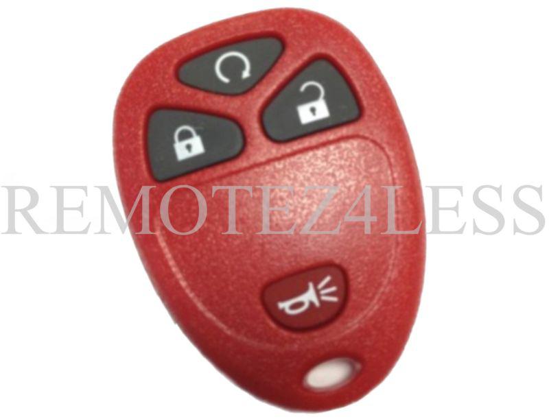 New gm red remote start keyless entry key fob clicker transmitter 15114374