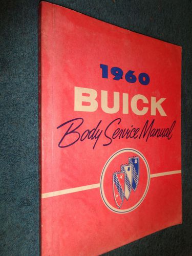 1960 buick body shop manual / service book / good original