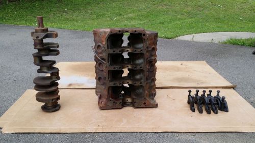 Pontiac 1971 v8 455 ho 4 bolt block &amp; crankshaft - 983677 / 9799103