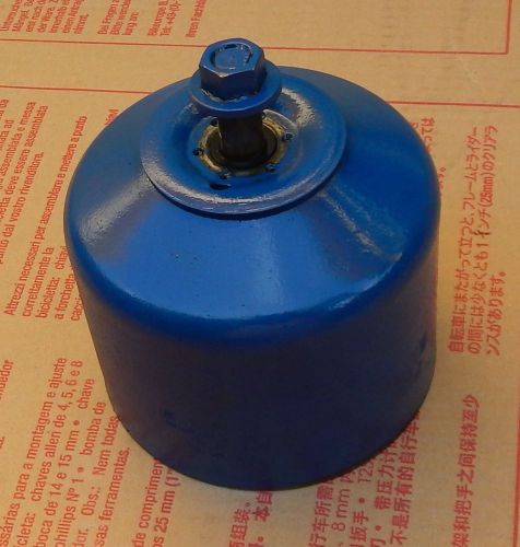 Triumph tr6 original oil filter canister housing restored nice!