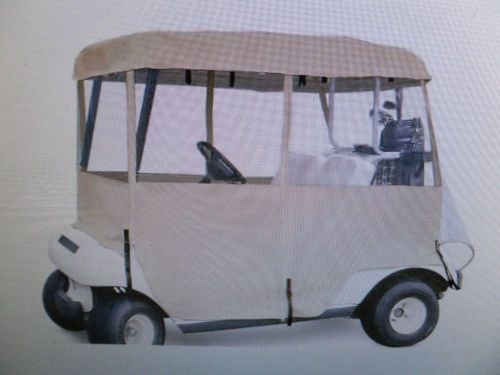 4-sided golf car enclosure, 2-person: