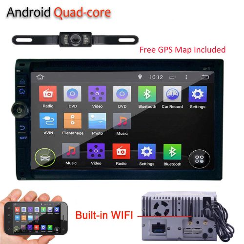 7" 2din hd android 4.4 1080p car dvd player stereo radio 3g wifi gps navi+camera