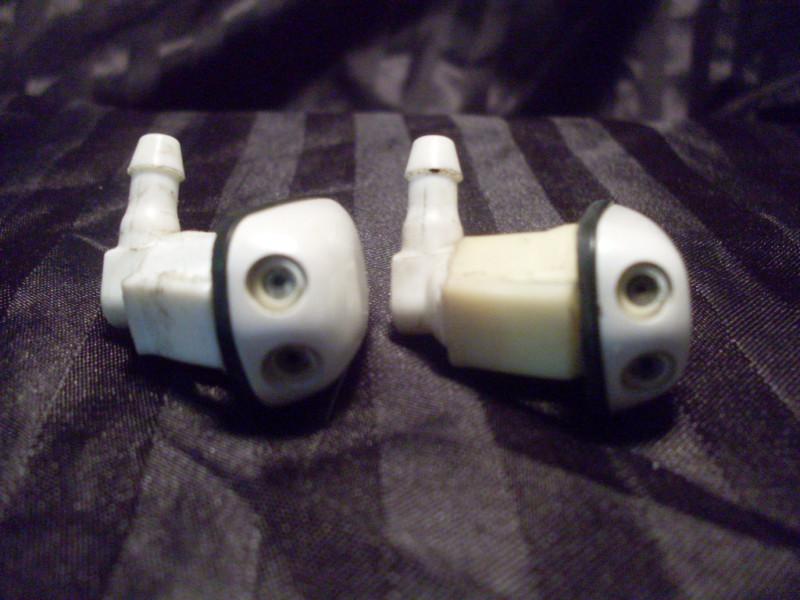 90 lexus white color window windshield washer nozzle 2 pcs spray jet