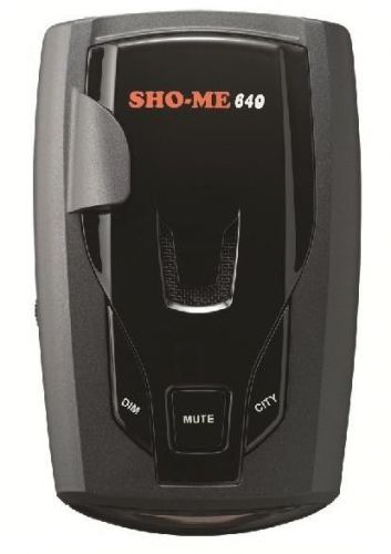 Sho-me 640 brand new hi-end radar/laser detector total protection voice alerts