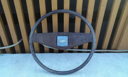 Chevy pickup/blazer steering wheel w/horn button oem 1973-1980