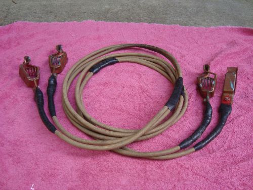 1960&#039;s  heavy duty jumper cables