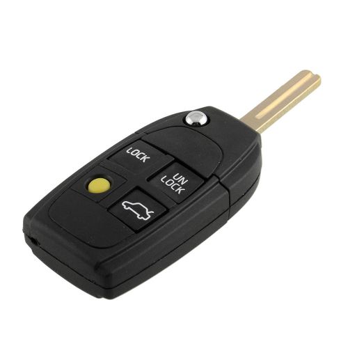 Buy 4 Button Fip Remote Key Keyless Fob Shell For VOLVO S40 C70 V70 S80
