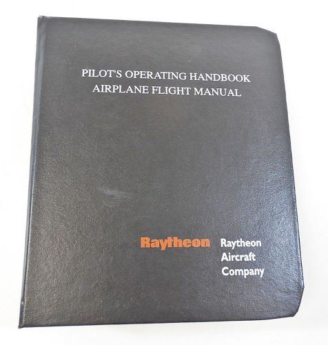 Pilot&#039;s operating handbook beechcraft bonanza f33a, f33c acrobatic, 1994