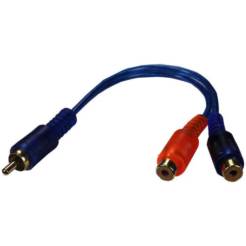 Qpower rca2f1msflex 2 female splitter rca superflex