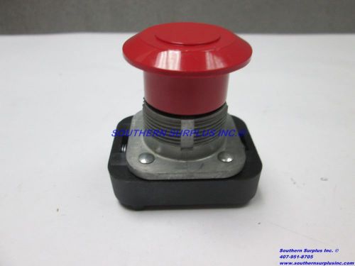 Allen bradley 800t-fx6 2-position push pull e-stop switch button red no hardware