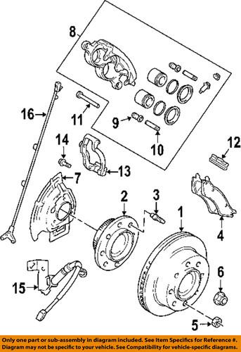 Dodge oem 5103493aa abs wheel speed sensor-abs sensor