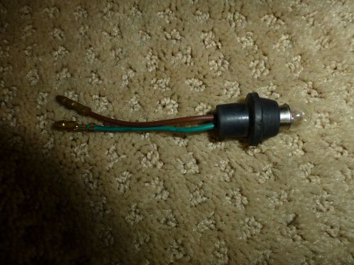 1985 1986 yamaha tri-z triz ytz250 head light waring oil temp socket &amp; bulb