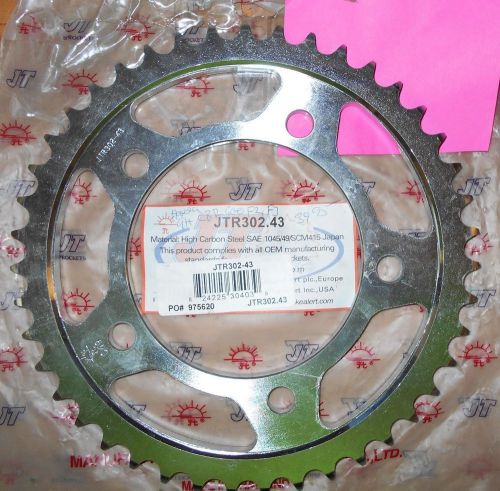 Jt sprokets honda jtr302.43 cbr 600 f2, f3 pn#975620
