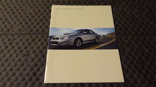 Subaru impreza brochure 2005 2.5rs, outback, wrx, sti