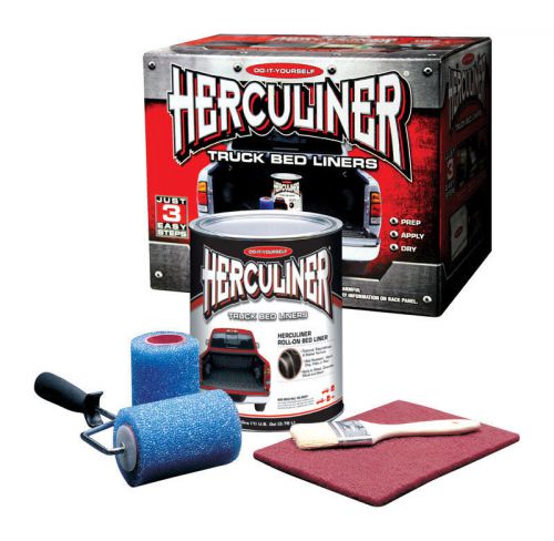 Herculiner diy truck bed liner roll-on kit hcl0b8