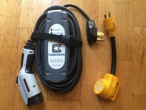 Clippercreek lcs-25 level 2 rapid ev charger leaf volt 220v with adapter