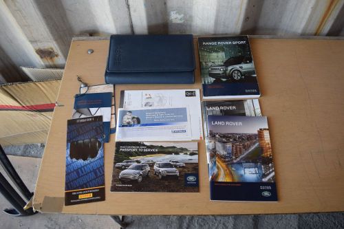 2011 range rover sport owners manual w/ leather case oem