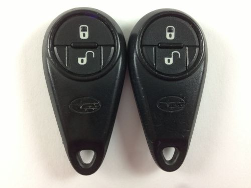Lot of 2 subaru baja impreza forester 06-08 oem key less entry remote fob alarm