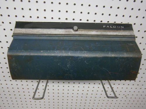 1966 ford falcon glove box door with trim moulding oem