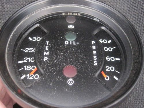 Porsche 911 oil temperature/pressure gauge  911 641 104 29 genuine vdo german