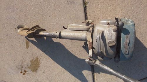 Evinrude antique outboard boat motor zephyr blue parts only!  make an offer!!!