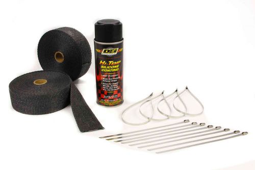 Design engineering exhaust wrap kit two 2 in x 50 ft rolls/coating p/n 010110