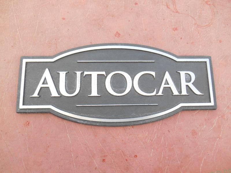 Autocar auto car plastic logo emblem  larger piece  nice 2 pins