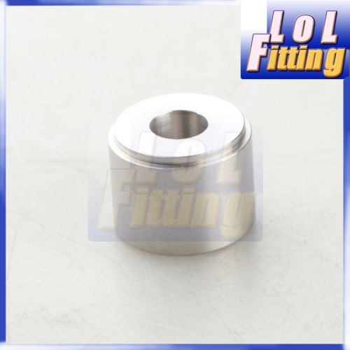 1/8&#034; npt female steel npt weld bung fitting sensor adapter aluminum round