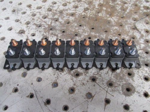 Nascar relay resistor pannel circuit braker 12v 30a x 9 dash gauges toggels