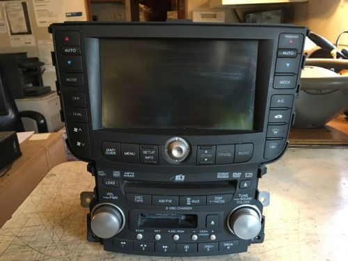 2007 - 2008 acura tl navigation display radio cd changer climate control oem