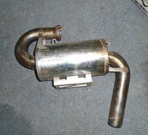 Performance racing exhaust muffler can skidoo/yamaha/polaris/arctic cat