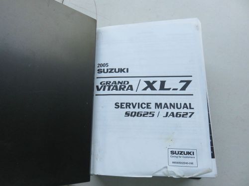 2005 suzuki grand vitara xl-7 ja627 sq625 service repair workshop manual binder