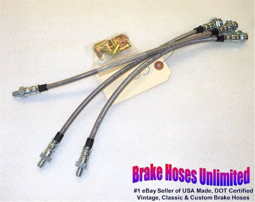 Sale - stainless brake hose set studebaker commander 1947 1948 1949