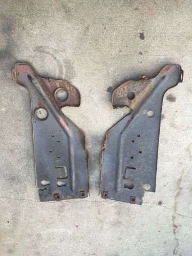 1970 1971 torino ranchero cyclone grill frame support bracket pair fastback gt