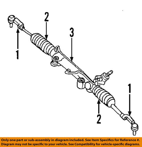 Mopar oem 68066393aa steering tie rod end/tie rod