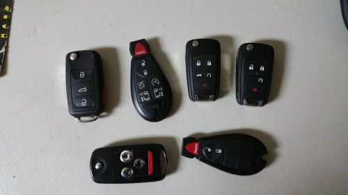 Lot of 23 auto key gm, chevrolet, vw, acura, chrysler ,dodge