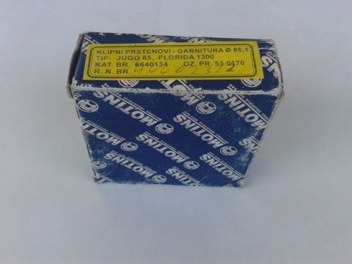 Yugo 65, fiat, zastava florida 1.3., piston rings set, 86.4 mmn std