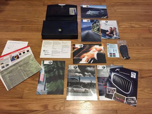 2004 2005 2006 bmw 3 series sedan owners manual set oem e46 325ci 330ci