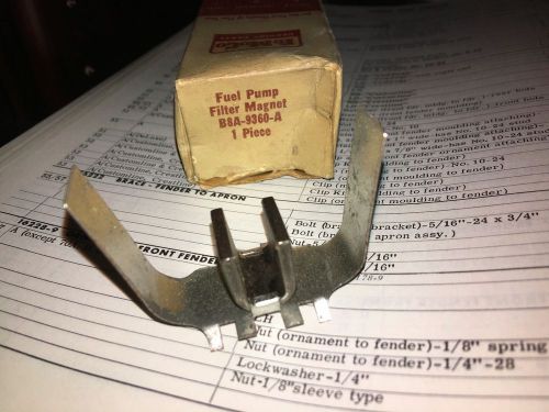 1958 1959 ford nos fuel pump filter magnet thunderbird fairlane b8a-9360