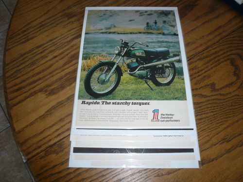 Harley-davidson rapido sprint ss leggero motorcycle m-65 advertisements ads (7)