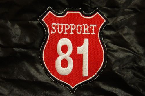Support 81 mc angels 666 hells vest patch outlaw biker 1% er new