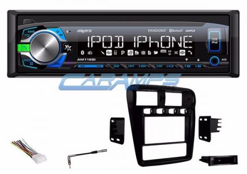 New axxera stereo radio &amp; bluetooth &amp; digital media player w/ installation kit