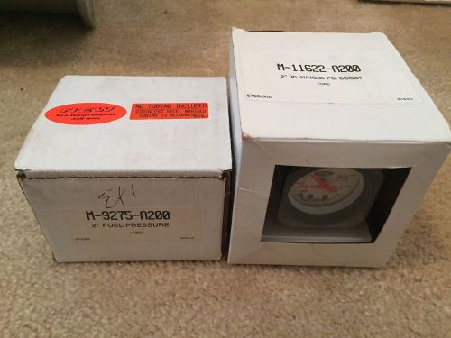Ford racing boost and fuel gauge 2&#034; nos new in box