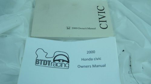 2000 honda civic owners manual