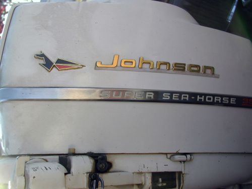 Johnson super seahorse 35 hp outboard motor - big twin-1959