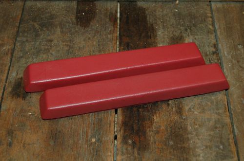 Mustang arm rest pads 1964 1/2 1965 1966 red set of 2 driver passenger